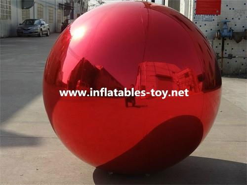 Whole Sale Red Colors Mirror Balls