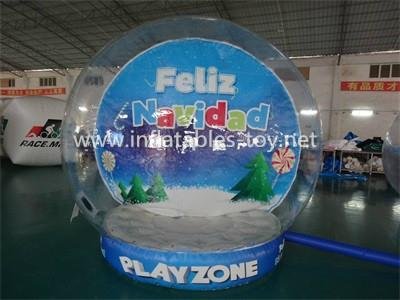 Christmas Decoration Inflatable Snow Globe Bubble Ball 4