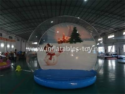 Christmas Decoration Inflatable Snow Globe Bubble Ball 3