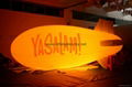 Printed Helium Inflatable Zepelin with LED lights 2