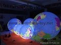 LED Globe Planet  Decoration Balloon, Inflatable Solar System Balloon