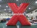 Customized X Shape Inflatable Parade Characters Helium Balloon