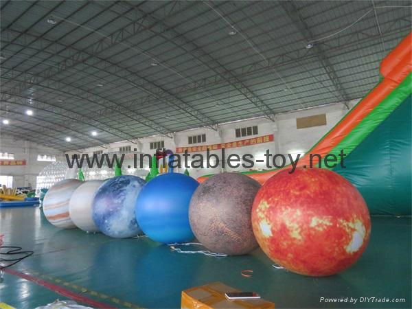 LED Globe Planet  Decoration Balloon, Inflatable Solar System Balloon 3