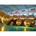 Golden Colors Mirror Balls for Hang