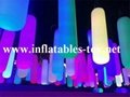 Inflatable Lighting Tubes Park Decorations Pillars