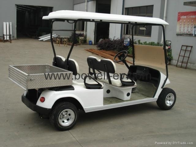 Electric Golf car with Utility Box  5