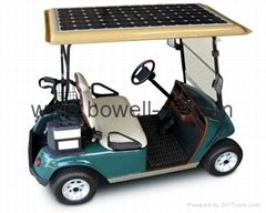 solar electric golf  car