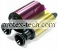 Compatible Evolis half panel color smart ID printer ribbon R3013 2