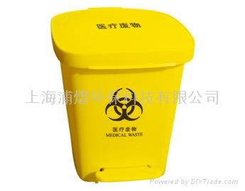 中国医疗摇盖垃圾桶 2