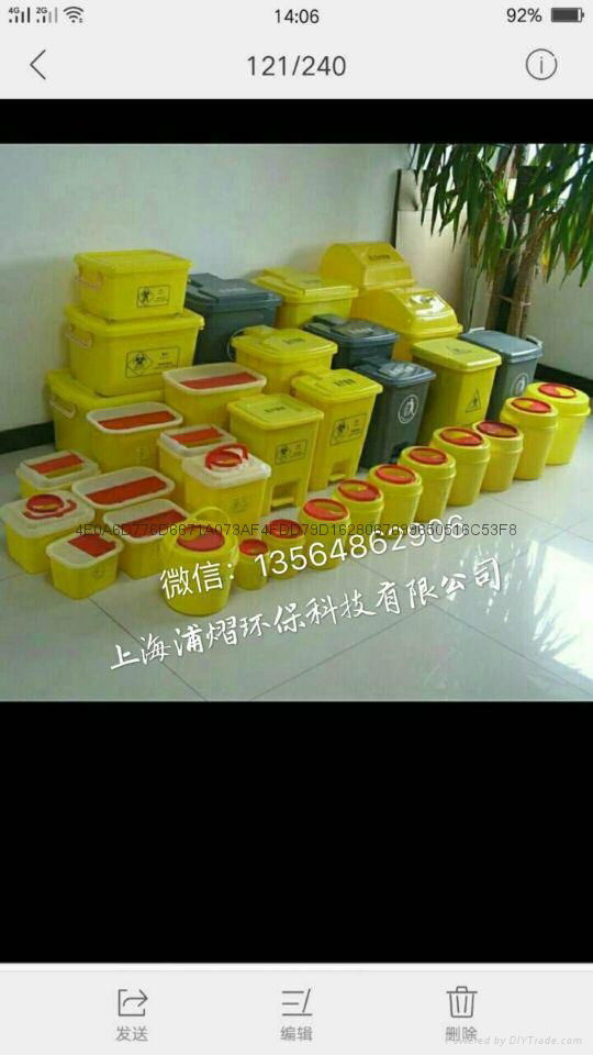 中国医疗摇盖垃圾桶 4