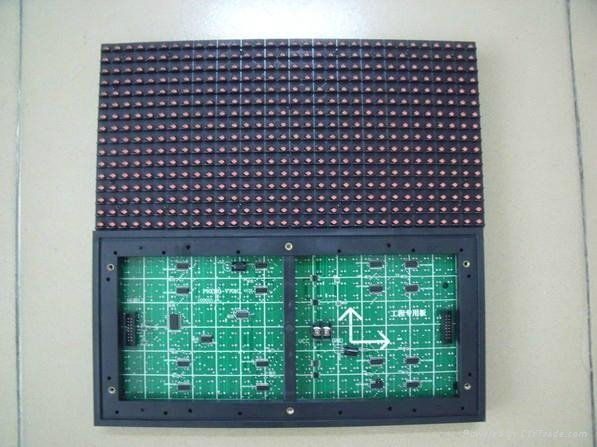 Semi-outdoor led panel p10 with red color 2