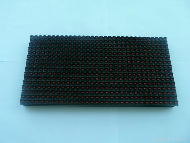 Semi-outdoor led panel p10 with red color 3