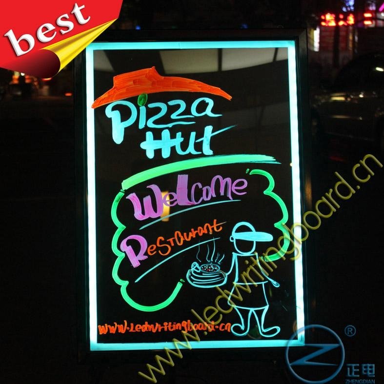new fluorescent led writing board