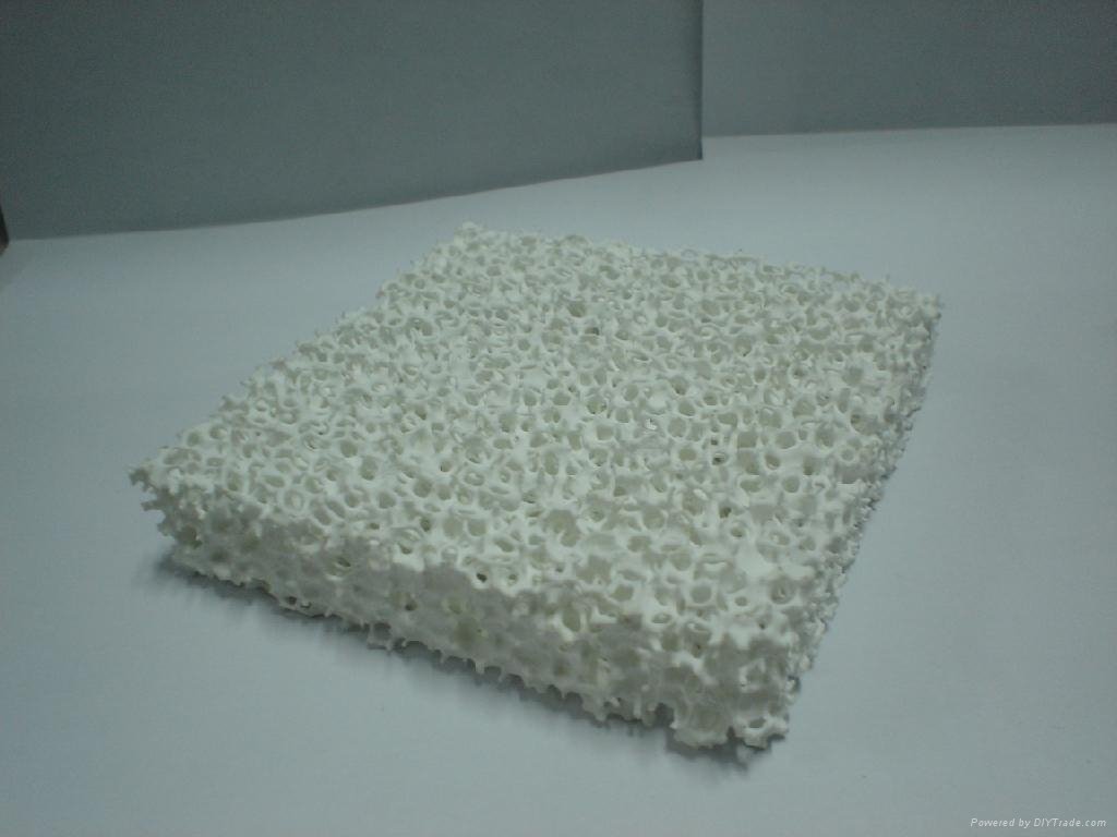 Silicon carbide ceramic foam filter for iron casting 3