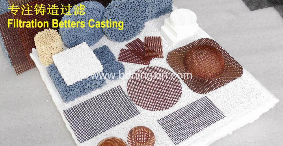 Sic ceramic foam filter for iron castings filtration 4