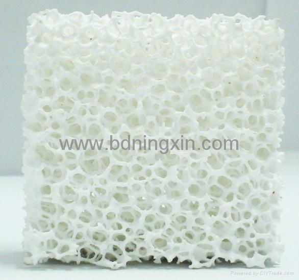 Alumina ceramic foam filters for aluminium filtration 3