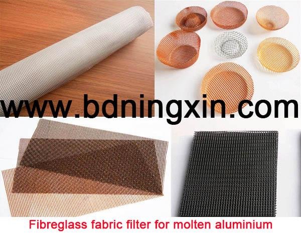 Glass cloth filter for molten aluminium filtration 2