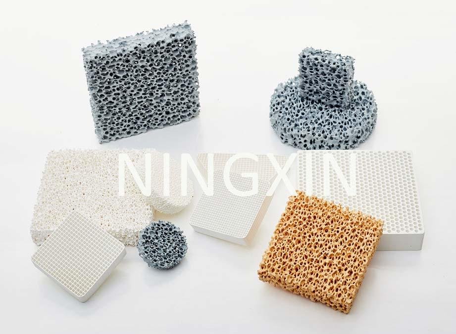Ceramic foam filter for ferrous and non ferrous castings filtration