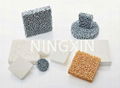 Ceramic foam filter for ferrous and non