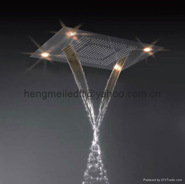 embeded ceiling led shower head 3