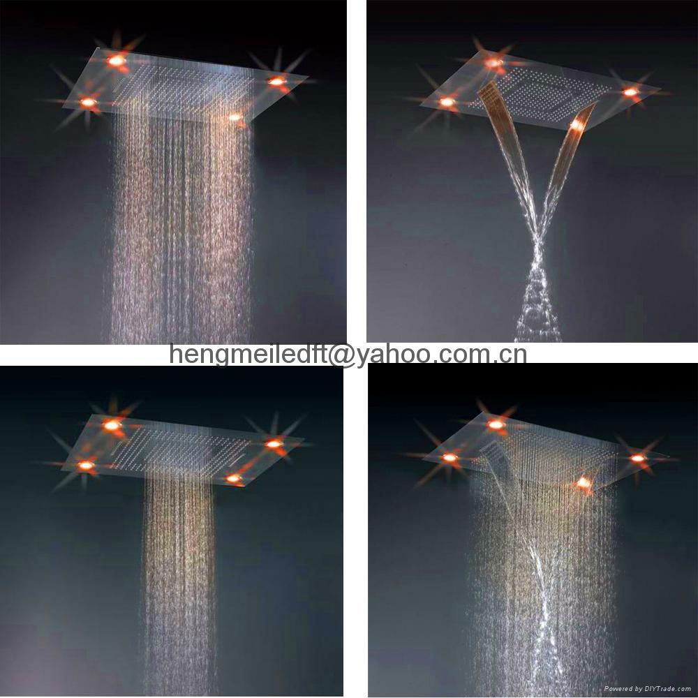 embeded ceiling led shower head 5