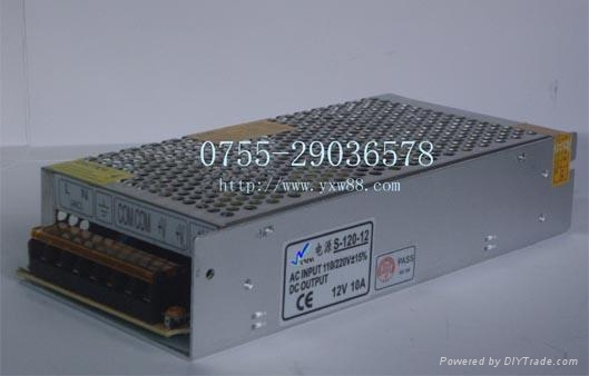 供應12V10ALED防雨開關電源