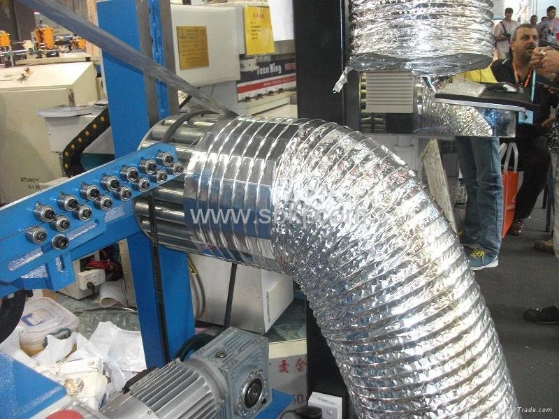 Aluminum flexible duct forming machine 3