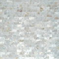 pure white square pattern mother of pearl mosaic tile