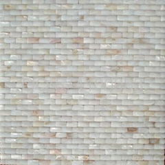 wave pattern shell mosaic tile