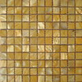 brown mother of pearl mosaic/shell mosaic