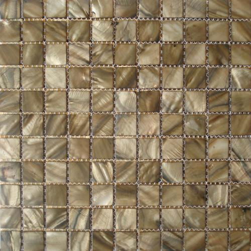 brown mother of pearl mosaic/shell mosaic 2