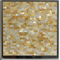 Brick Pattern Goldlip mother of pearl