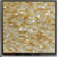 Brick Pattern Goldlip mother of pearl mosaic tiles 