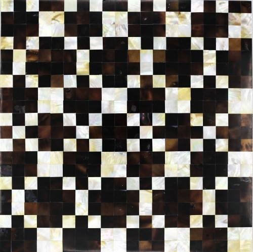 square pattern pen shell mosaic puzzle
