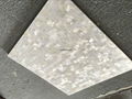 pure white square pattern mother of pearl mosaic tile