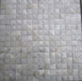 wave pattern shell mosaic tile