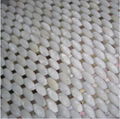 wave pattern shell mosaic tile