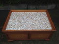 natural dapple mother of pearl mosaic panel for table top 4