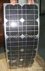 5W-150W半柔性可彎曲單晶太陽能電池板