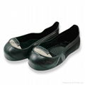 Men women non slip anti-smashing waterproof overshoes steel toe safety shoes  3