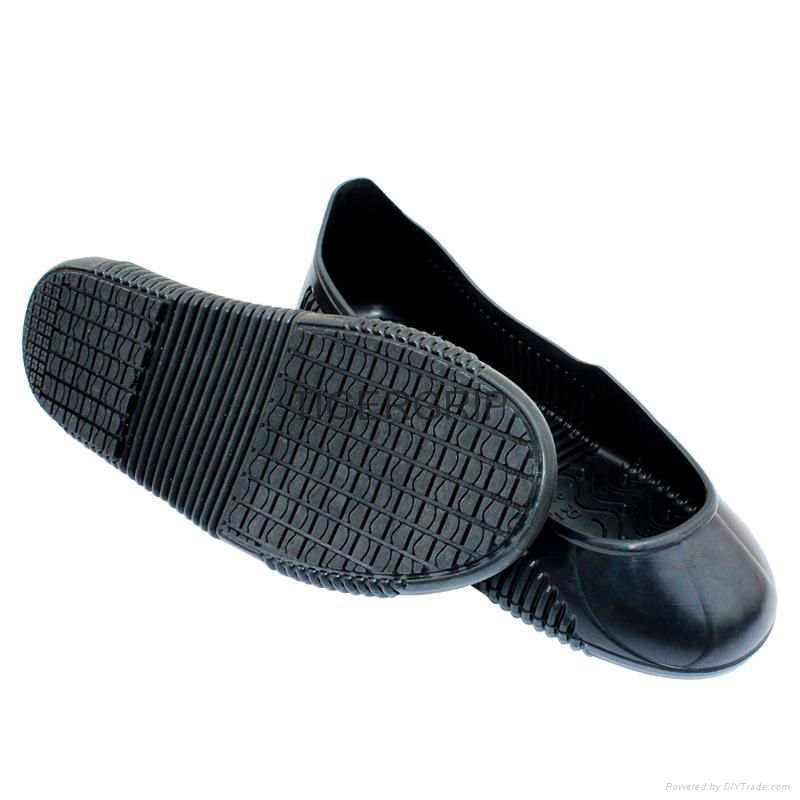 Breathable lightweight women kitchen work shoe cover rubber non skid chef shoes