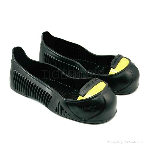 CE certification rubber safety work shoe covers nonslip steel toe shoe 2