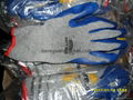 2's poly-cotton gloves latex coating 2