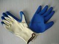 Construction work gloves 5's T/C yarn liner latex palm coated gloves 3