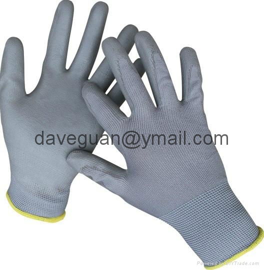 PU palm coated gloves