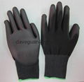 PU palm coated gloves