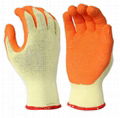 High grip working safety latex gloves  1