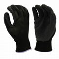 High grip working safety latex gloves  4