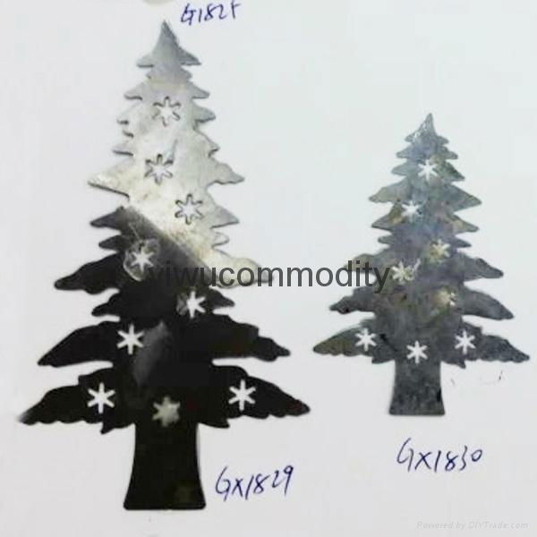 Christmas tree sheet pendant Iron sheet pendant Xmas tree pendant