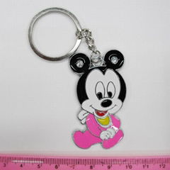 Mickey Mouse Zinc alloy keychain,key ring